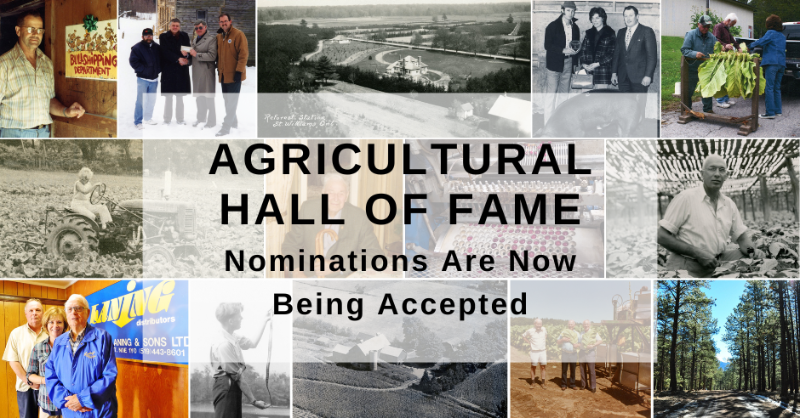 APPLICATIONS are open for the 2023 Agricultural Hall of Fame, which aims to honour the achievements, results, benefits, and innovations accrued to agriculture and rural development in Norfolk County. Visit our website for more details bit.ly/3qmUiOL