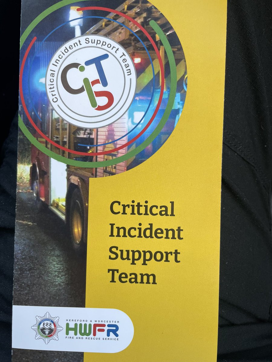 Thanks to all involved with CIST.  Having just spent a few hours debriefing a traumatic incident I can certainly say “it’s good to talk”.