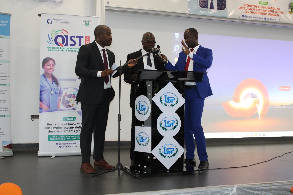 SanUniversite's tweet photo. L’UNIVERSITÉ DE SAN PEDRO ACCUEILLE LA QUINZAINE INTERNATIONALE DE LA SCIENCE ET DE LA TECHNOLOGIE (QIST) 2023, CES MARDI 30 ET MERCREDI 31 JUIN 2023. https://t.co/zxHMhOSkHu