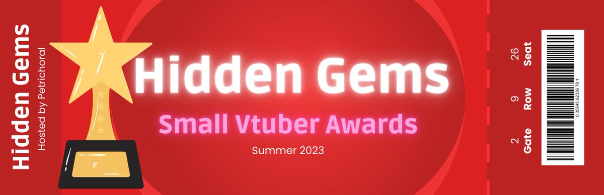 SMALL VTUBERS!

I invited you to nominate yourself and your favs, for the ✨Hidden Gems, Small Vtuber Awards✨

🔗 down below
#SmallVtubers #ENVtubers #VtuberAwards