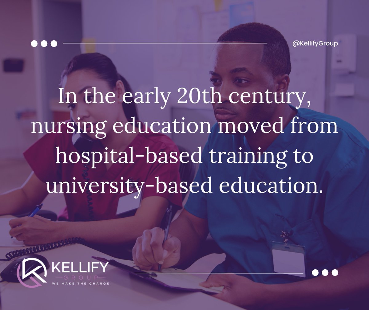 From hospitals to universities. 

#NursingEducation #HealthcareHistory #NursingProgress #NursingEvolution #UniversityEducation #NursingSchool #HealthcareAdvancement #NursingMilestone #HealthcareInnovation #NursingProfession #KellifyGroup