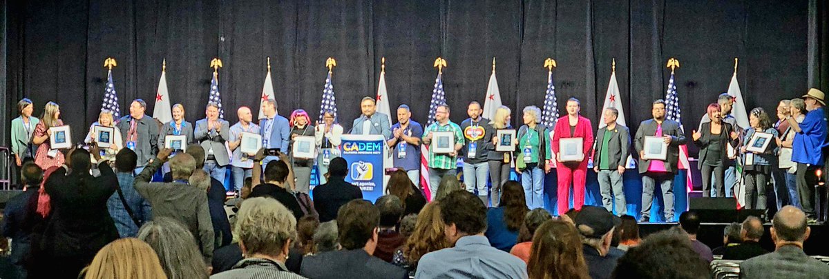 Final day of the California Democratic Party @CA_Dem (CADEM) convention 5/28/23! It was an amazing experience being honored on stage with the Region 11 Director’s Volunteer of the Year Award by outstanding Director Mark Ramos! #Organize4CA #FreshResists #DemVoice1 #ONEV1 #wtpBlue…