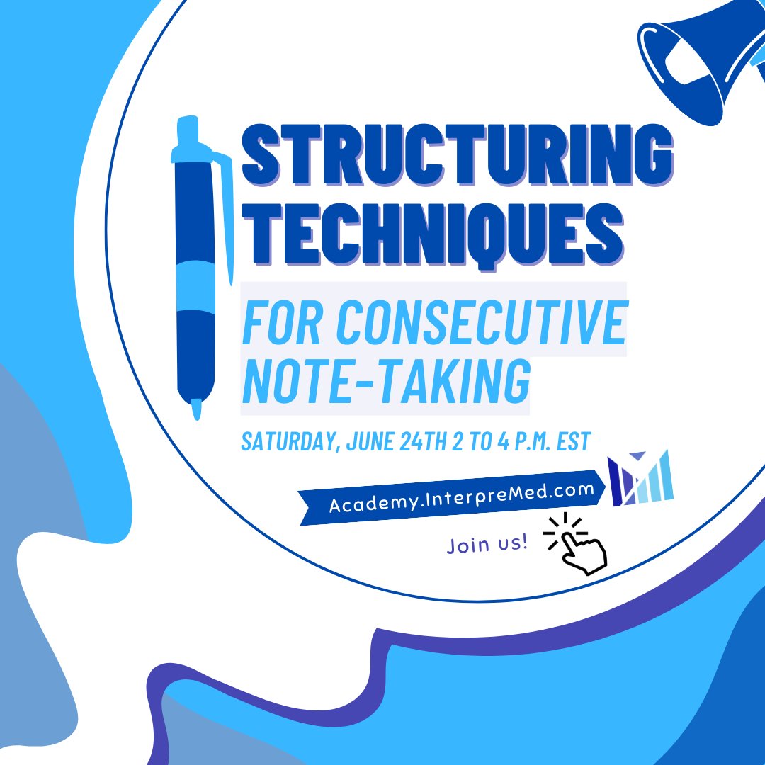 Are you tired of struggling to read your notes during consecutive interpretation? 😩Join our upcoming webinar to learn how to take clear notes to improve your accuracy! bit.ly/3HQoiYVAre #1nt