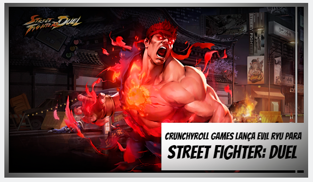 O visual do personagem é baseado na sua aparição em Street Fighter IV.

Veja mais no BLOG.

encr.pw/4vKDe

#BlogDoRealMiner
#Capcom
#CrunchyrollGames
#GameMobile
#RoundOne
#StreetFighterDuel
#EvilRyu