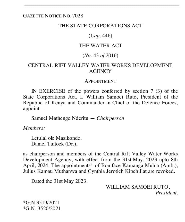 ChemainaAmos's tweet photo. Congratulations to Hon Dr Tuitoek on your new assignment, Thank you @WilliamsRuto You got the right person for the job, Kazi imepata mwenyewe https://t.co/Zuec0FyqED