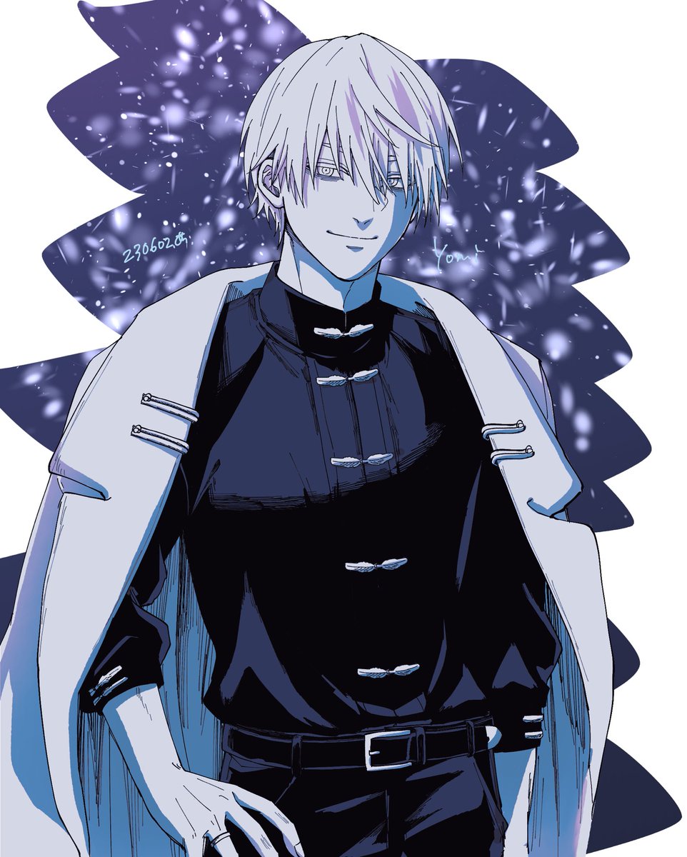 黄泉さん🩶(初描き) #極楽街FA