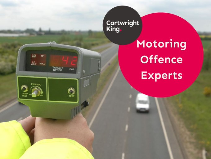 CartwrightKing's tweet photo. We recognise that #motoring offence charges can be damaging to your daily life and work. That's why our team of dedicated experts are committed to defending your legal rights and protecting your driving licence. https://t.co/C4HciRFBdq… #drivingoffence #motoringoffence https://t.co/S0h4vXDLw6