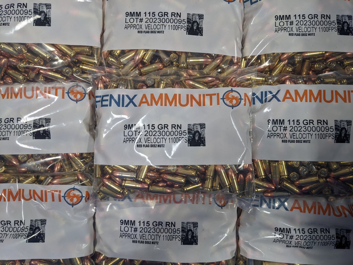 You can never have enough 9mm 115gr.