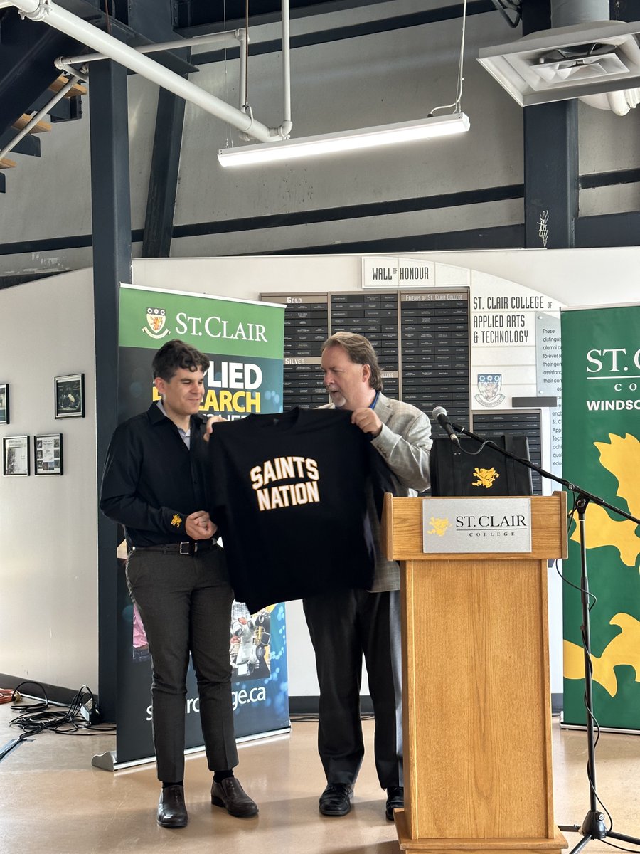 We're at <a href="/StClairCollege/">St. Clair College</a>'s Ford Centre for Excellence in Manufacturing building this morning for an important announcement on engaging the future #automobility generation.

Stay tuned for details!

#YQG #Manufacturing #STEM