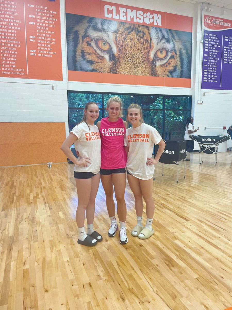 Had a great time at Clemson! Such a cool experience! Thank you @ClemsonVB!