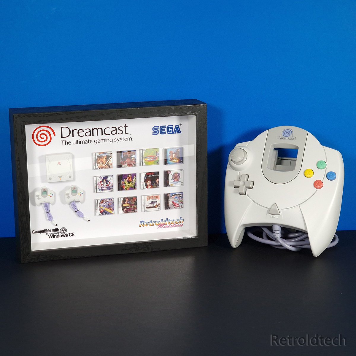 Retroldtech's tweet photo. SEGA Dreamcast Framiorama 💙
#Dreamcast #Reteogaming #128BIT https://t.co/HzkqW7okqh