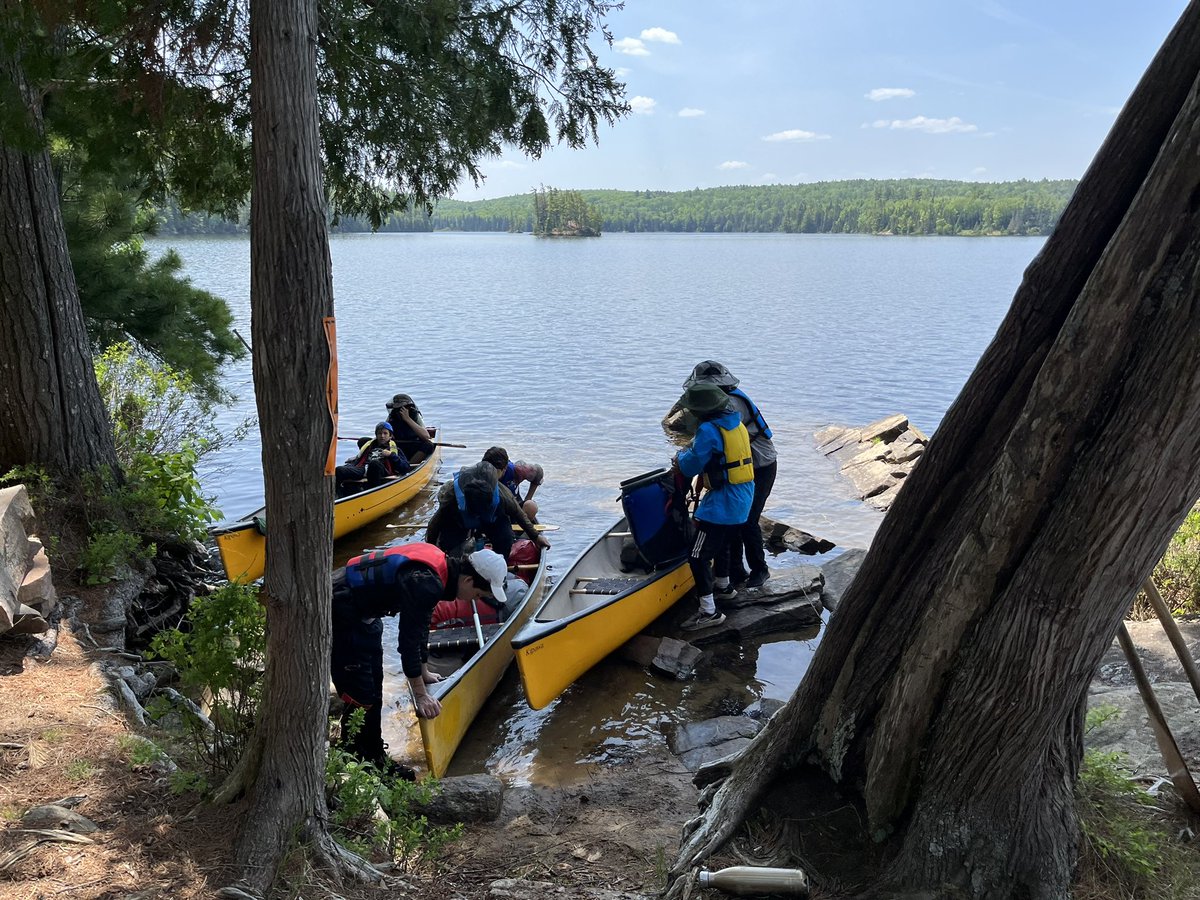 Day 3 of @HTSRichmondHill Grade 8 @Algonquin_PP trip with @ALIVEOutdoors