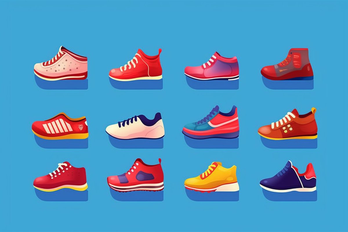 Graphic designers would love this prompt. Imagine the insane amount of work it'd be to create all these drawings from scratch! 😅
PROMPT: An assortment of [cars, shoes] of various styles, simple, colorful illustrations, vector art, flat, naturecore, simple forms