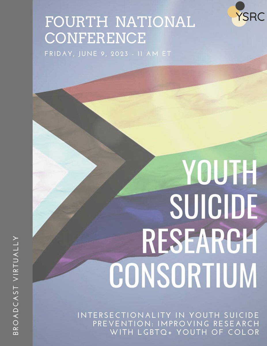 The <a href="/youthsuicideres/">Youth Suicide Research Consortium</a> conference program is out. Join us on June 9, 2023. Registration is free. Program link here: static1.squarespace.com/static/5e27954…