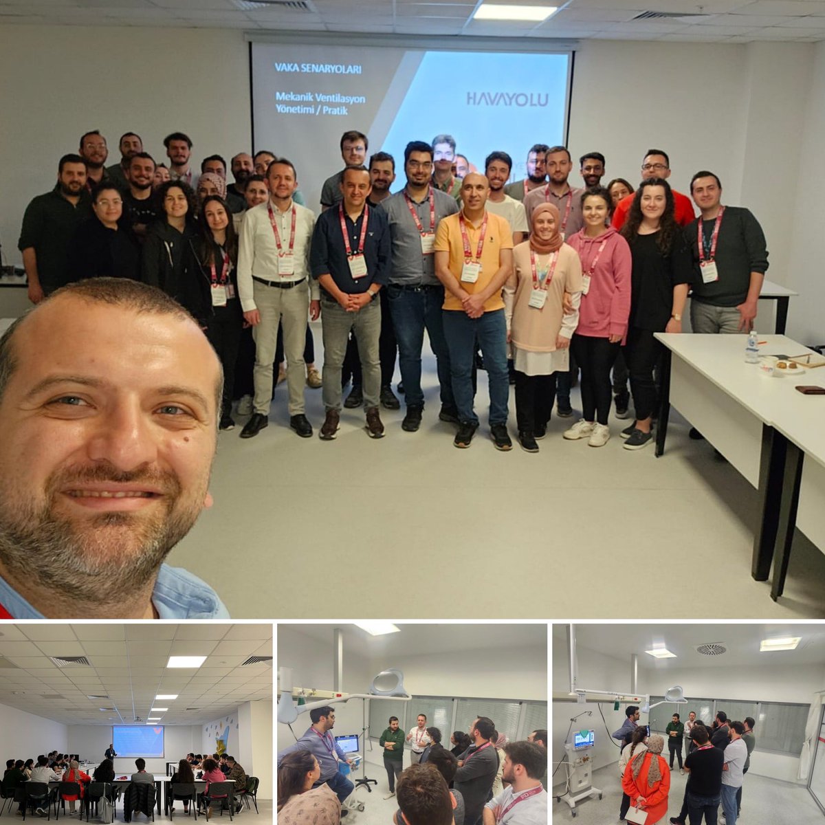 <a href="/TrTATD/">Türkiye Acil Tıp Derneği - TATD (EMAT)</a> <a href="/tatdhavayolu/">TATD HAVAYOLU</a> Çalışma Grubu tarafından <a href="/ankarasehirhast/">Ankara Bilkent Şehir Hastanesi</a> <a href="/ankarasehiracil/">ankarasehiracil</a> klinik arş. gör. hekimlere yönelik “Mekanik Ventilasyon Kursu” düzenlendi. Kurs eğitmeni hocalarımıza çok teşekkür ediyoruz. <a href="/ybuankara/">Ankara Yıldırım Beyazıt Üniversitesi</a> <a href="/aybutip/">AYBÜ TIP FAKÜLTESİ</a>