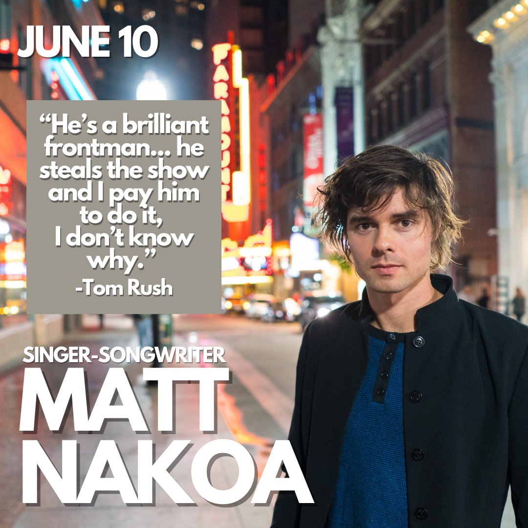 TheParkTheatre1's tweet photo. Singer-songwriter & Tom Rush frontman
Matt Nakoa next weekend, June 10 at The Park. Book tickets ($20-$30) now at https://t.co/PJoIGk1IM4. #nh #tomrush @mattnakoa #songwriter https://t.co/aACCIVglXn