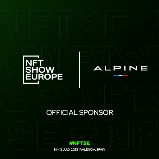 We are thrilled to welcome <a href="/Alpine_NFT/">Alpine_NFT</a> as our most recent #NFTSE 23´ sponsor!  🍾
They are going to elevate the closing party, making it the ultimate networking experience, working with @mylama_eu.

As we navigate the #Web3 ecosystem, the fusion of business and leisure will
