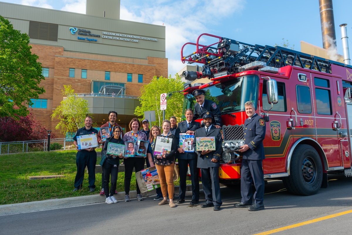 THP_hospital's tweet photo. Nelson is a Mississauga Firefighter who raised $13, 719 to help support the care that his child received at our paediatric clinic!

He undertook a fundraising initiative among the Mississauga fire department to raise money for our clinic and another hospital to ensure fun, distraction, and entertainment for the kiddos. He donated a VR headset and from the money raised, he was able to also gift us with toys, games, multisensory items for the clinic, as well as a Netflix gift card.

Thank you Nelson and our partners @MississaugaFES for all that you’ve done to put a smile on our littlest patients’ faces.
@POGO4kids