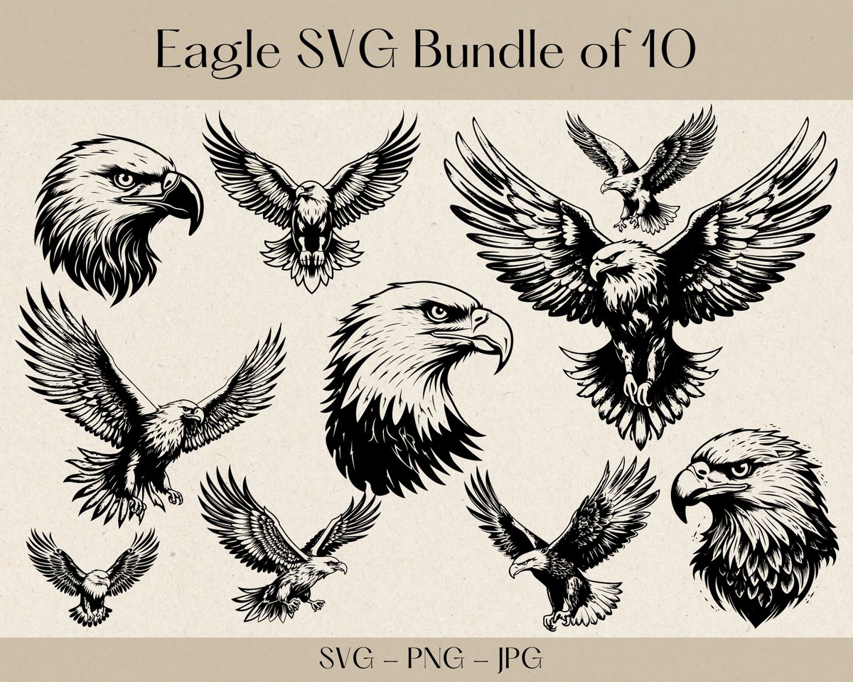 etsy.com/listing/148092…

🦅 Feel the spirit of the majestic eagle with our incredible Eagle SVG Bundle! 🎉This amazing collection includes high-quality SVG, PNG, and JPG files that are perfect for unleashing your creativity.

#eaglesvg #IndependenceDay #4thjuly #svg #Eagle