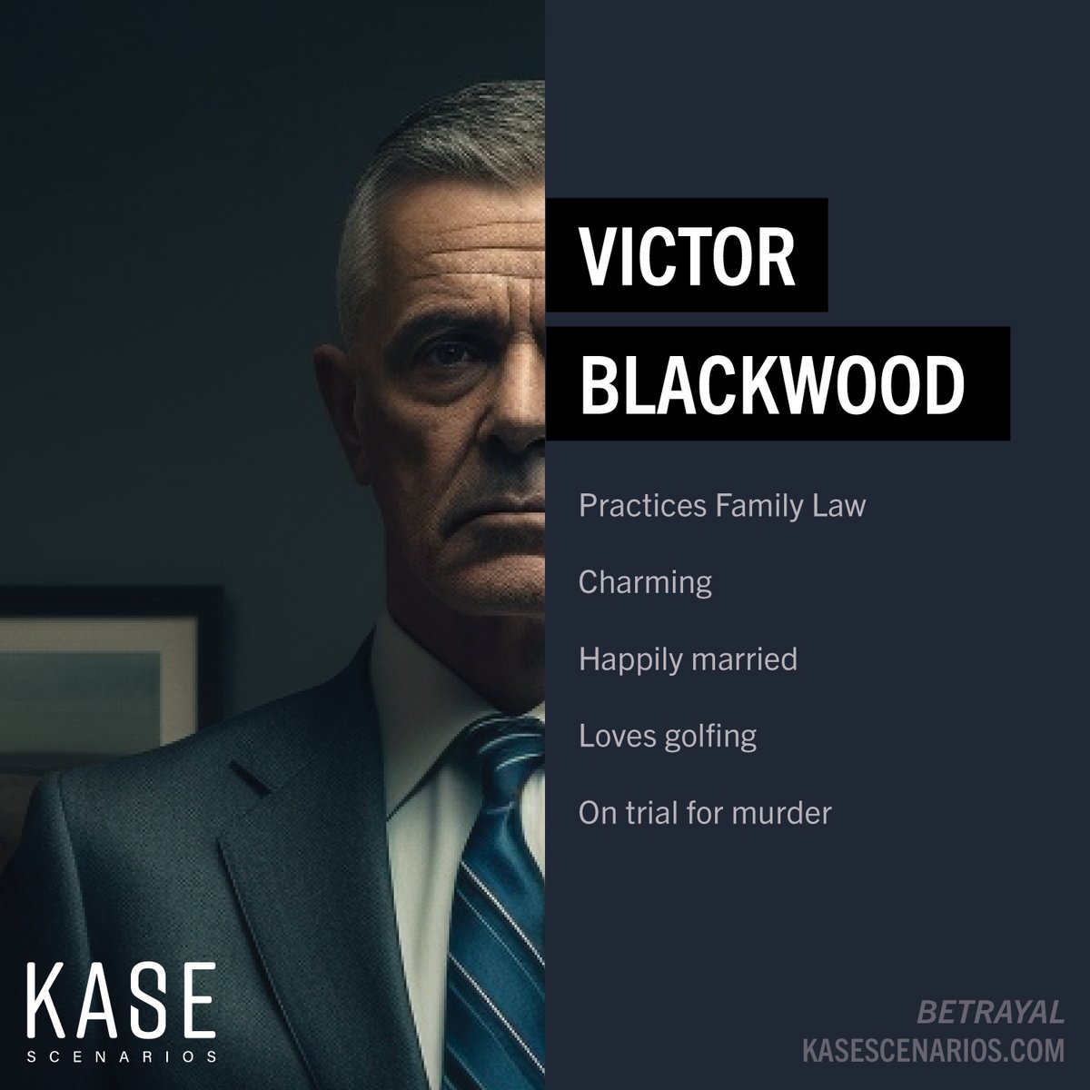 In a twisted tale of love, deception, and murder, you fill the shoes of P.I. Lucien Grey on a gripping journey, exposing the truth of who BETRAYED Connie Blackwood.
👉 Based on real cases

Our new scenario Betrayal is coming soon! kasescenarios.com 
#OSINT #Kasescenarios