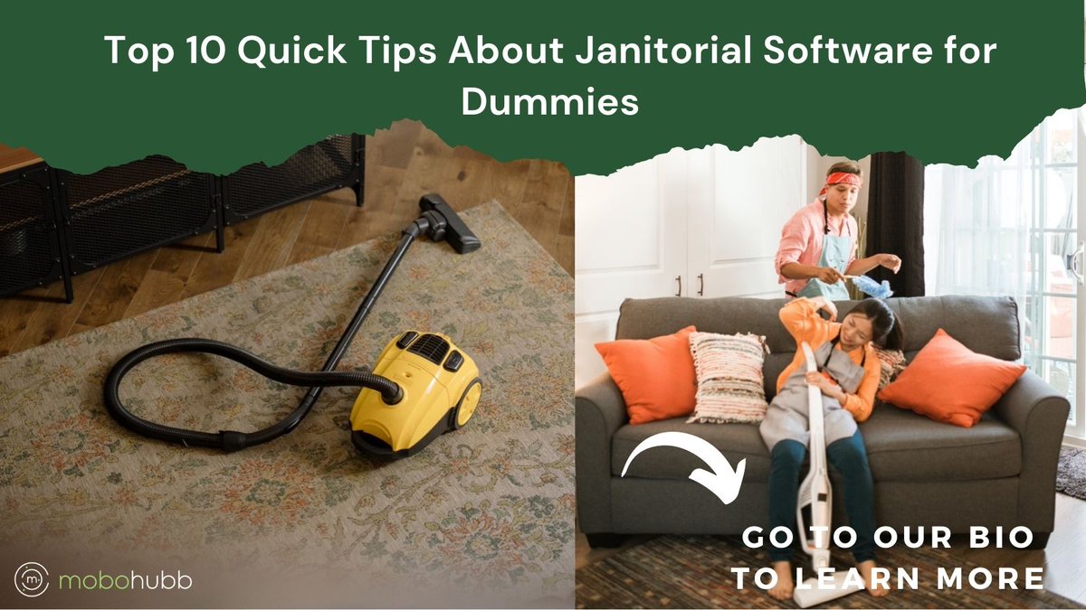 mobohubb's tweet image. Ready to simplify your cleaning business? Our top 10 quick tips for janitorial software beginners can help! Click the link for more information.  t.ly/HaVL6 #janitorialsoftware #cleaningbusiness #softwaretips