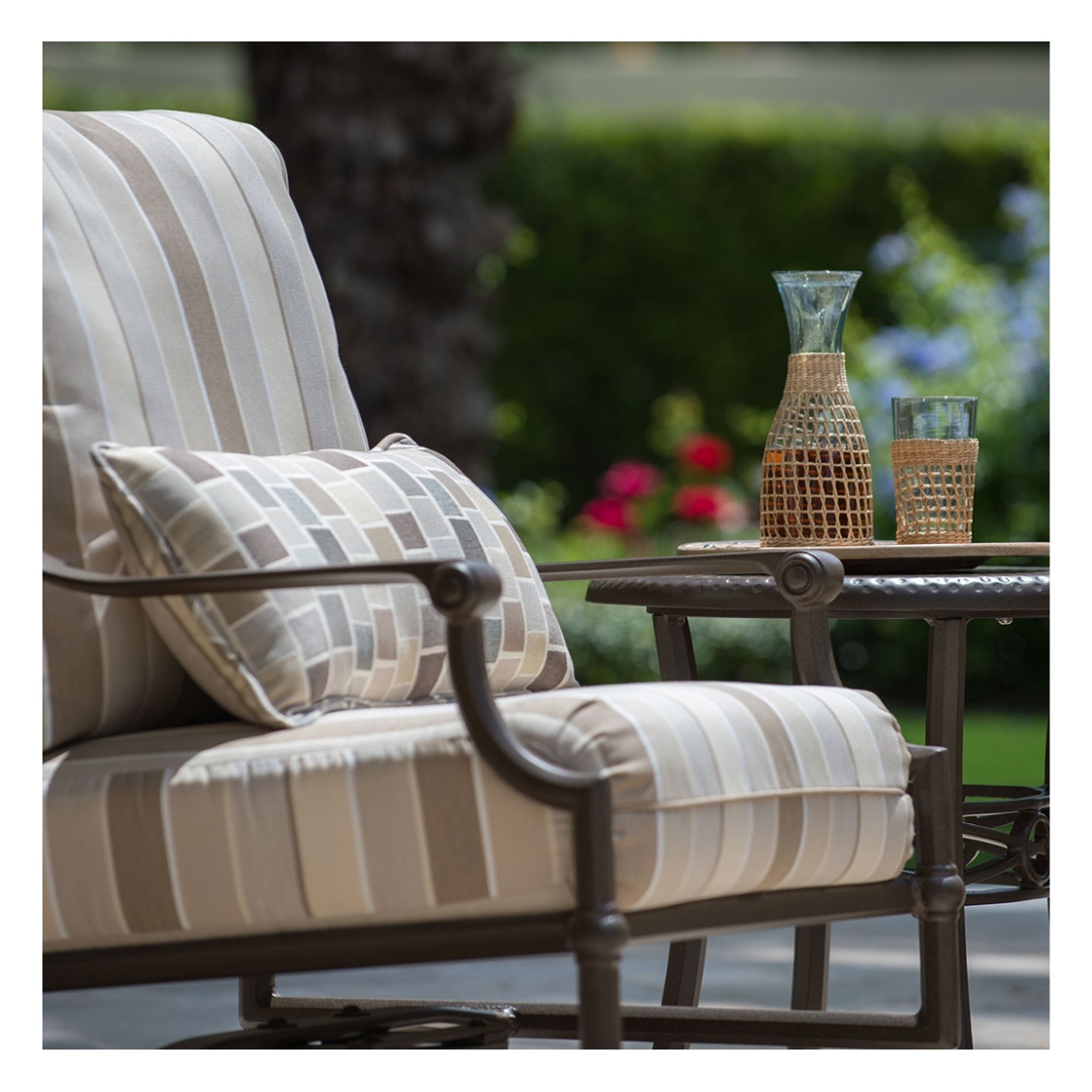 “Make every room a living room”- Alexandra Stoddard, Interior Designer. 

Featured Set: Delphi Collection by Woodward

#designlovers #design #patioliving #outdoorspaces #patio #furniture #homestyling #patiodecor #patiodesign #patiofurniture #patiostyle #patiogarden #patiogoals