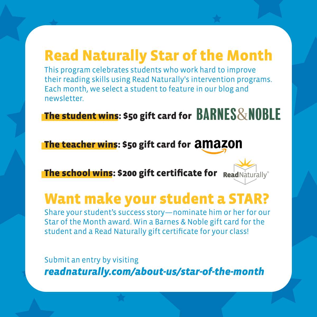 ReadNaturally's tweet photo. 🌟Congrats to our June Star of the Month, Bradyn!🌟
Bradyn is a fifth grader at Brock Elliott School in Manteca, CA.
Learn more about Bradyn at https://t.co/JW6dlDtMM9 

@musd
#ReadNaturally #StarOfTheMonth #StudentAchievement #Reading #Education https://t.co/FSWKrEnwgA