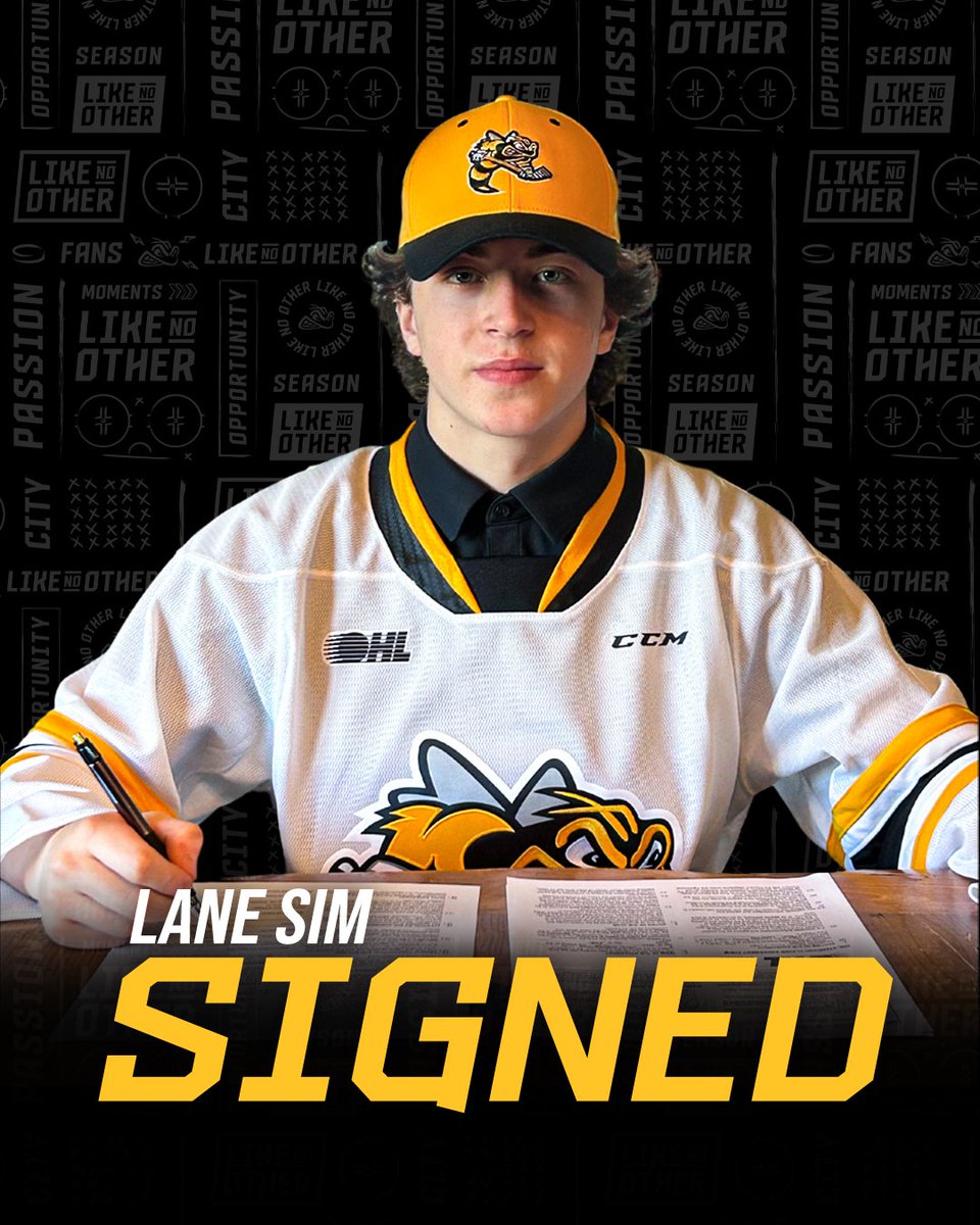 Making it official! ✍🏼

We’re so proud to welcome Lane and the Sim family BACK to Sarnia 🐝

Read the full details: bit.ly/43IU177