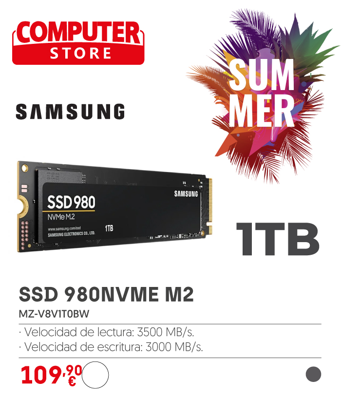 icomputerstore's tweet photo. Potencia la vida de tus ordenador con @SamsungEspana y este TERA (si si, un SSD de un TERA) por mucho menos de lo que te imaginas.
Disponible en tu tienda de informática #ComputerStore más cercana!
#calidad #tienda #YoComproEnComputerStore #ssd #calidad https://t.co/RtvmQwLYvN