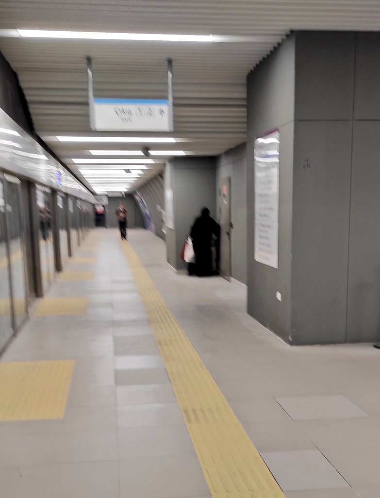 birolakbaba's tweet photo. m8 hattı, dudullu durağı, parseller yönü, saat 17:50. kadın, çocuğuna peron kenarında çişini yaptırıyor. yürüyen merdivene binip yukarı çıksa, bir sonraki trene binebilir ama böyle tercih etmiş. umarım bir yaptırım olur. @IBBcozummerkezi @metroistanbul https://t.co/YLdgGNyYBx