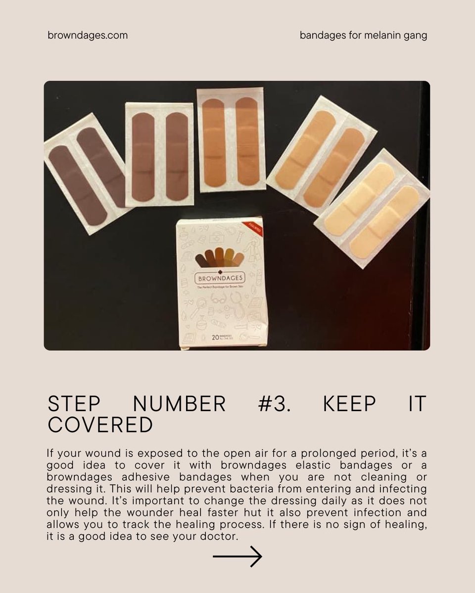 There are several ways to approach treating scars. Most importantly, you should know how to treat the wound as it is healing, and as the scar is forming. 

Swipe left to know the proper wound care and how to minimize scars.

Get your wound care kit at browndages.com ❤️‍🩹