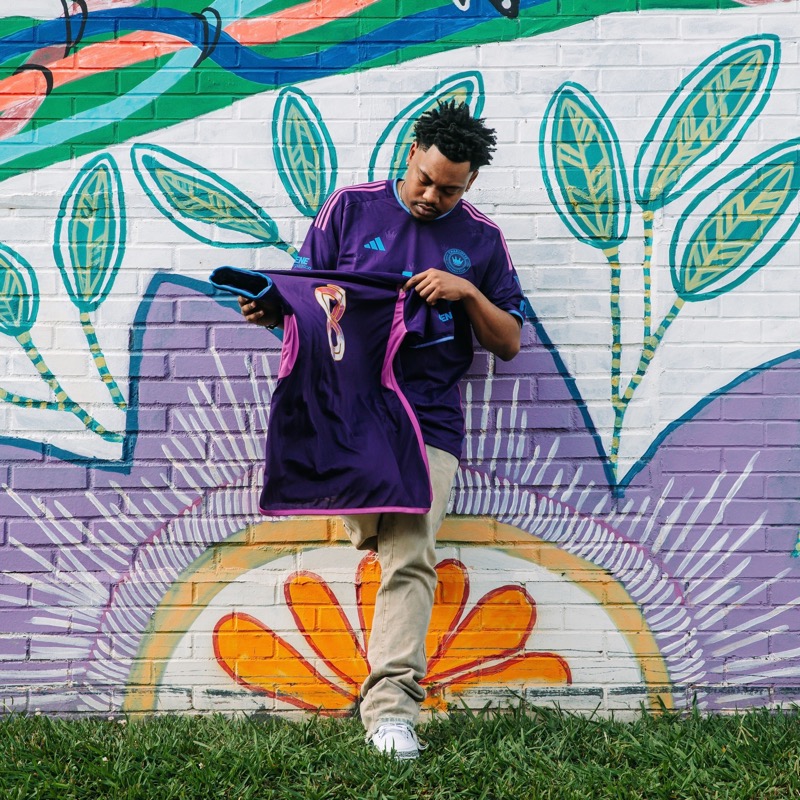 CharlotteFC's tweet photo. “As long as you are doing what you love, embracing it, and using it to reach new heights for yourself, that to me is what it’s all about.”

Local designer/photographer @mikejonesnc_ shares how his passion for music and art in the Carolinas inspired the kit number design.