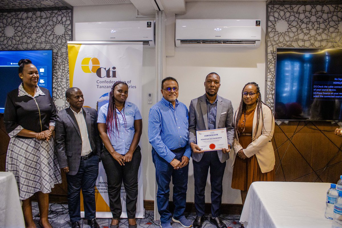MalimaSebastian's tweet photo. Successfully completed EU - Africa Trade Relations and Export Readiness organized by @TanzaniaCTI with their partners Confederation of Danish Industries (DI), @TanTradepage and @SIDOTanzania in Dar es Salaam
#Training #Market #Opportunities #Africa #EU https://t.co/7SaxEG2j0L