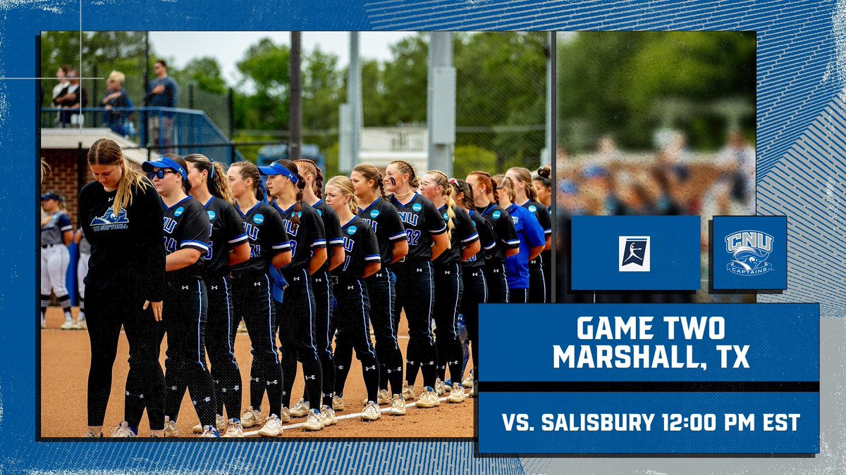 CNUathletics's tweet photo. @CNUSoftball meets longtime rival in elimination game in Texas. Tune in at 12:00 PM EST. https://t.co/zQaVaToKbs