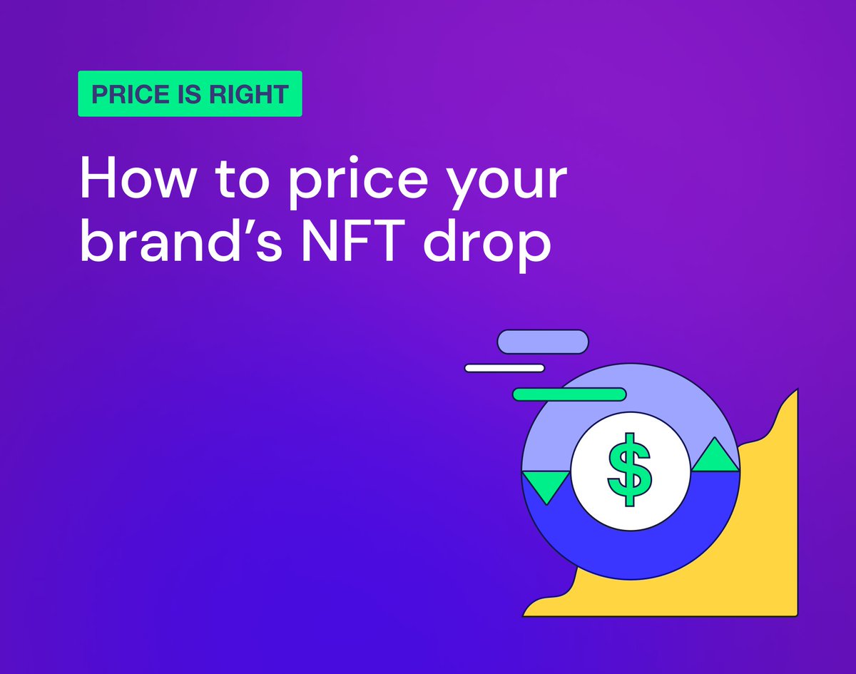 🚀 Ready to master the art and science of NFT pricing? 💰 Learn how to create a data-informed pricing strategy for your next NFT drop. 

Check out our latest blog post for valuable insights and tips: hubs.ly/Q01S0VnR0