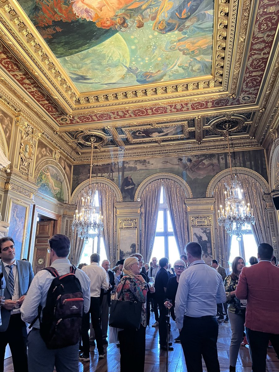 Regener_ART's tweet photo. Thanks to #isctglobal for the invitation to the ESP Network Reception at the stunning Hôtel de Ville, Paris 😍🍷🍾

#ISCT2023 https://t.co/tRTdHNUoc0