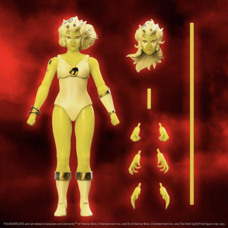 The gorgeous glow in the dark Cheetara is a @super7store exclusive and is now up for preorder on super7.com. #thundercats #cheetara #preorder #actionfigure #super7ultimates #thundercatsorg