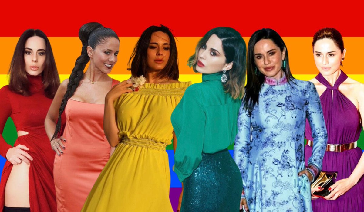 Six shades of @paolaiezzi 🏳️‍🌈✨️
#PrideMonth