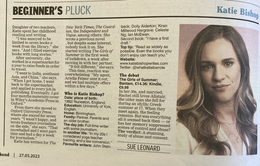 Thank you <a href="/Suejleonard/">Sue Leonard</a> for the lovely write up in this week’s <a href="/irishexaminer/">Irish Examiner</a>