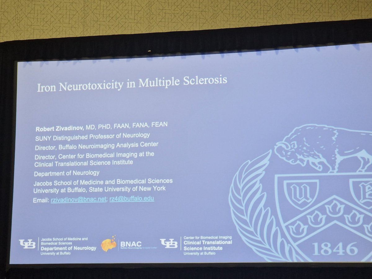 Starting an interesting & innovative session on iron neurotoxicity at #CMSC2023 @mscare