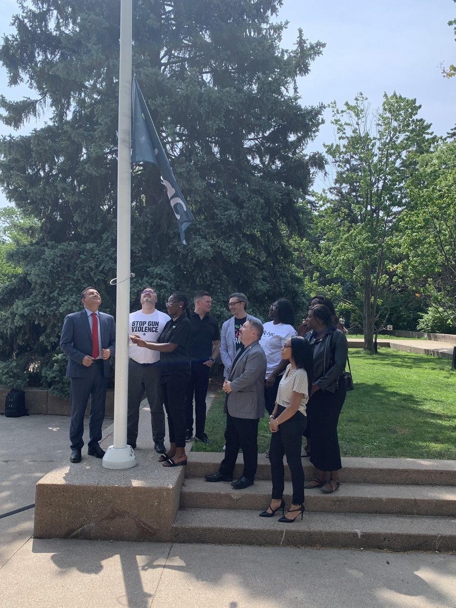 We are honoured to attend the @PeelBGC flag raising today @CityBrampton to celebrate #BGCClubday. @BGCCAN is celebrating 123 years of award winning services and programs for child, youth and families. #OpportunityChangesEverything @ChiefBoyes @BPFFA1068 ^MW