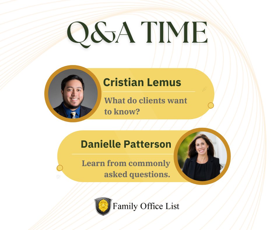 FamOfficeLists's tweet image. QUESTION❓:
How many Family Offices does the @FamilyOfficeList platform contain?

ANSWER✅:
Our platform contains over 4,300 Family Offices that we have curated over 20+ years focusing on those that are actively allocating. 

Have any more questions? 

Call us at (843) 608-8639