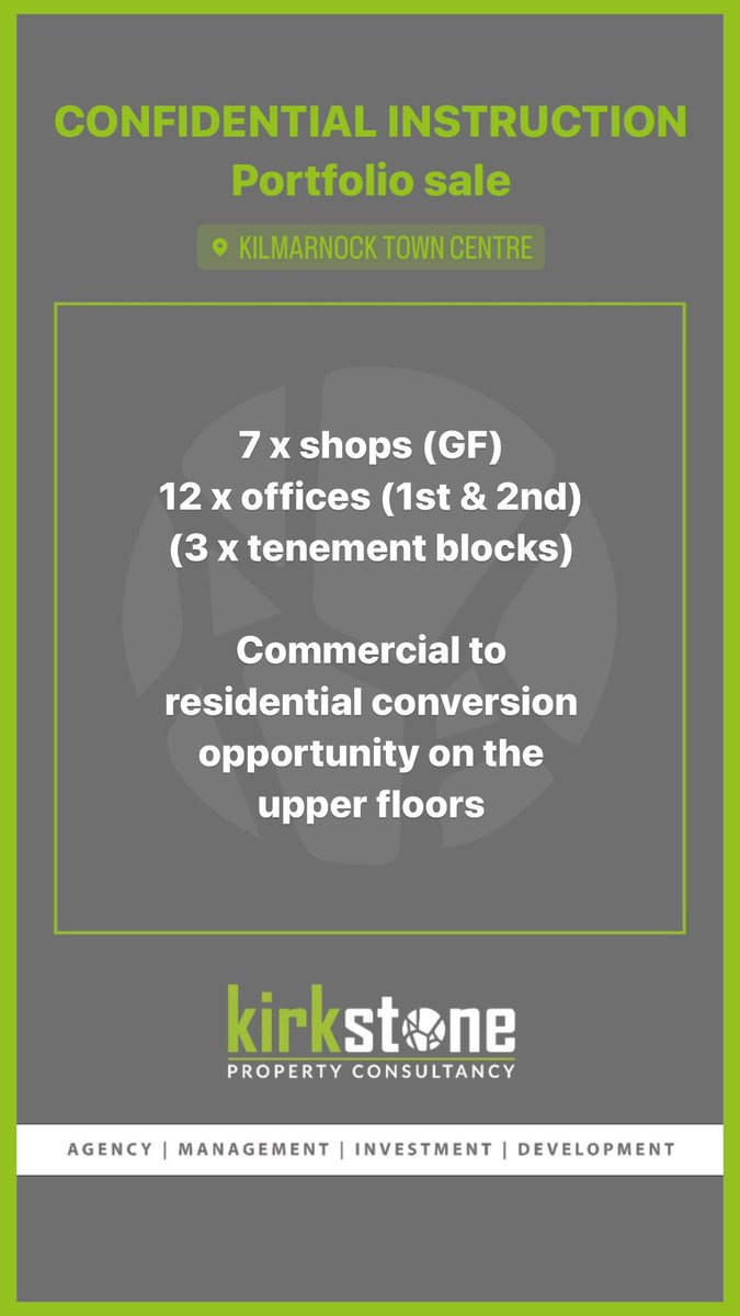 #confidential #confidentialsale #kirkstoneproperty #scottishproperty #edinburghproperty #glasgowproperty #kilmarnockproperty #kilmarnock #eastayrshire #ayrshire

For more information;

☎️ 01412915786
📧 info@kirkstoneproperty.com 
🌐 kirkstoneproperty.com