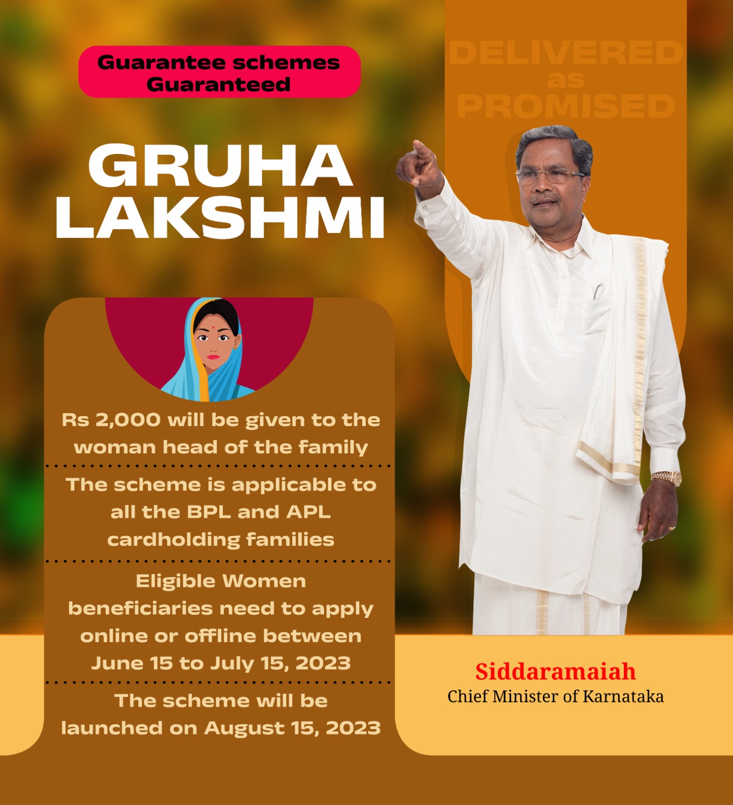 Gruha Lakshmi Scheme 2025