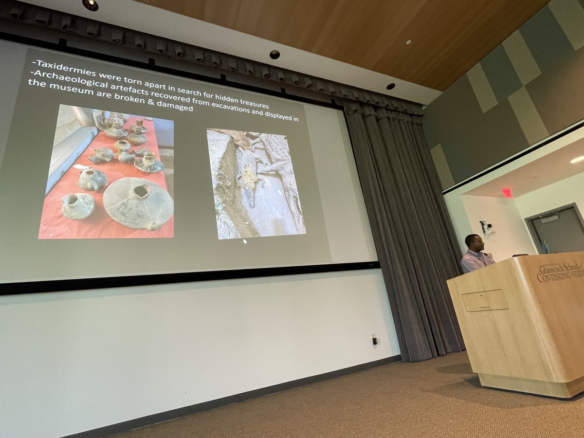 Mary Prendergast (@prendydigs) on Twitter photo Next up is plenary speaker Prof. Alemseged Beldados <a href="/AddisAbabaUni/">Addis Ababa University</a> documenting the devastating effects of war on Ethiopian cultural heritage #AfricanArchaeology #SAfA2023 <a href="/SAfAarchaeology/">Society of Africanist Archaeologists (SAfA)</a> Next up is plenary speaker Prof. Alemseged Beldados <a href="/AddisAbabaUni/">Addis Ababa University</a> documenting the devastating effects of war on Ethiopian cultural heritage #AfricanArchaeology #SAfA2023 <a href="/SAfAarchaeology/">Society of Africanist Archaeologists (SAfA)</a>