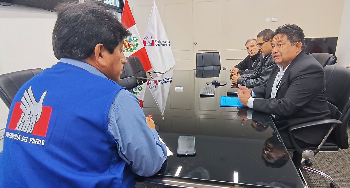 Representantes de sindicatos de <a href="/petroperu_sa/">Petroperú S.A.</a>,liderados por Rafael Noblecilla, Sec Gral de Refinería Conchán, se reunieron con el Defensor del Pueblo <a href="/Defensoria_Peru/">Defensoría del Pueblo</a>, Josué Gutiérrez, y le manifestaron la preocupación por la #SeguridadEnergética del Perú que afecta  a la nación.