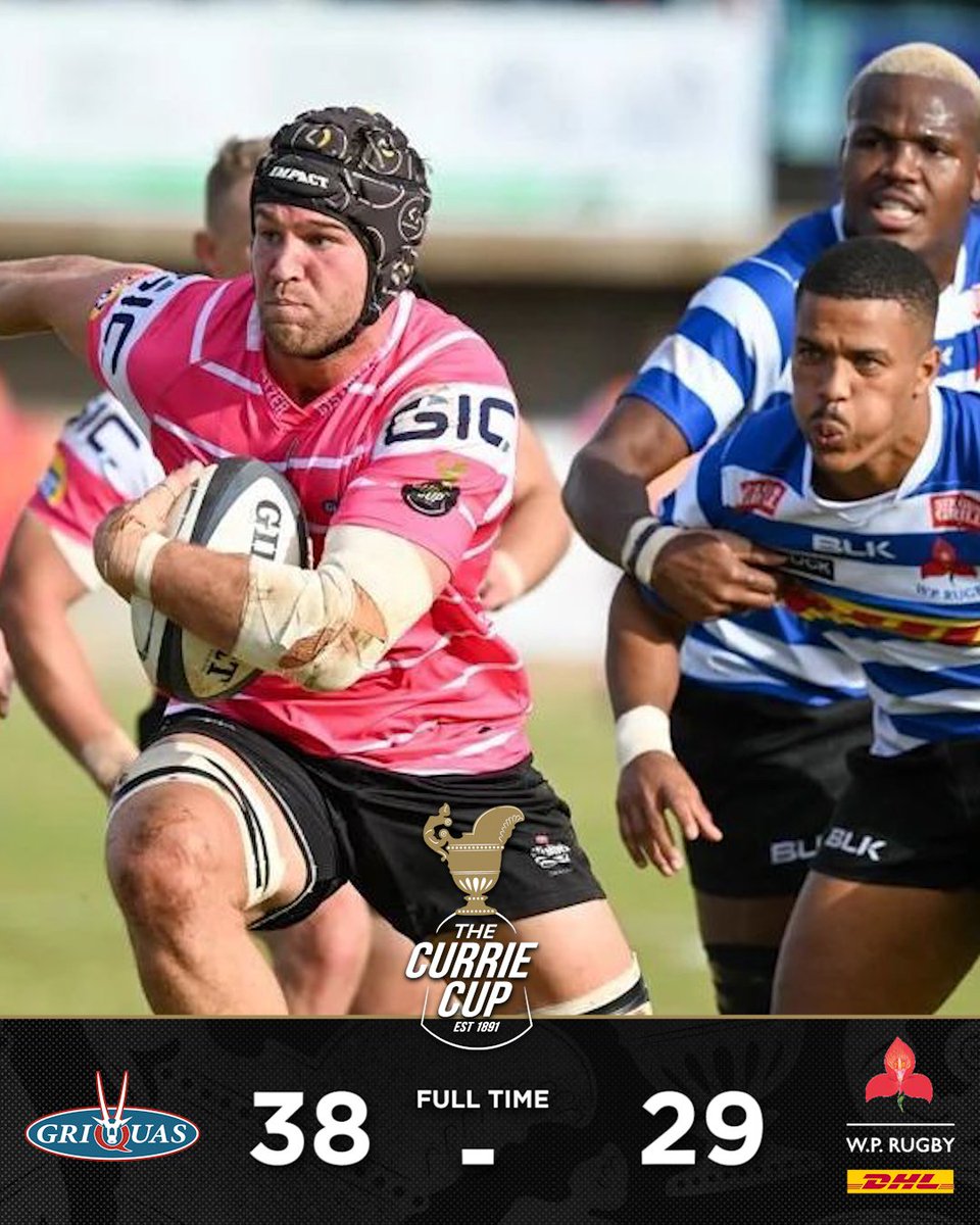 🇨🇭 GLOBAL SPORTS CARLING CURRIE CUP 🏆 🏉 

Was this the Waterloo of Western Province in the 2023 Currie Cup? 

🚨 UPSET🚨 

💎 Griquas defeat a URC-laden DHL Western Province side in Kimberley! 

#CurrieCup 
#GRIvWP
