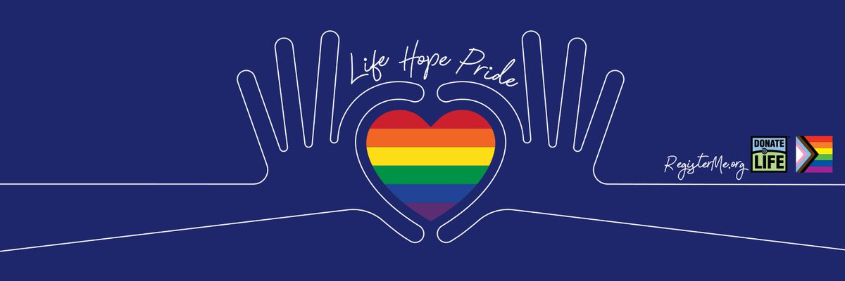 In the #DonateLife community, love is love. 💙💚🏳️‍🌈Who you love doesn't change your ability to save lives through organ donation. #LifeHopePride
Register your decision to be an organ donor &amp; learn more at DonateLife.net/faqs/lgbtq #PrideMonth