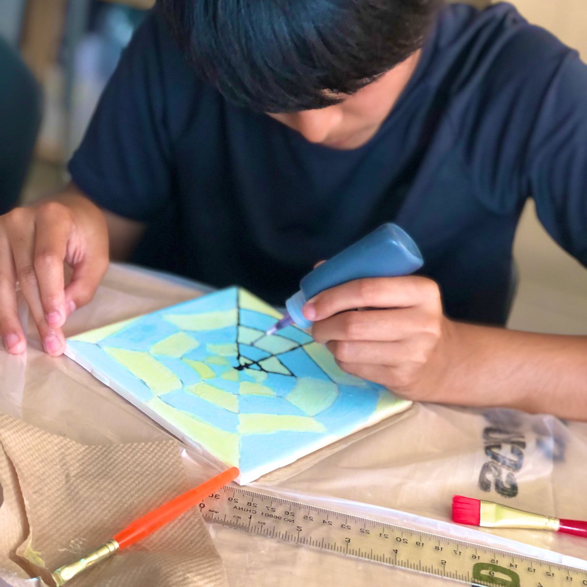 Amazing grade 5 end of year artwork with our special guest from <a href="/Crock_a_Doodle/">Nat</a> Brampton 
<a href="/Carberry_PS/">Carberry PS</a>