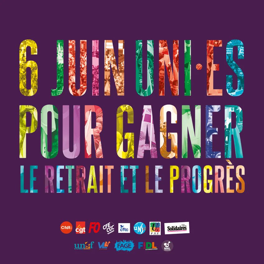 SNJ_national's tweet image. ⤴️ ➖️ 4️⃣ 

SALAIRES, RETRAITES, PROGRÈS SOCIAL, rendez-vous mardi ! 
✊️✊️✊️ 

#StopRetraiteMacron 👊 
🥁🥁🥁💥💥💥